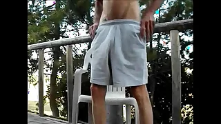 Fucked In My Penis Outdoors and Pissing Cock Play